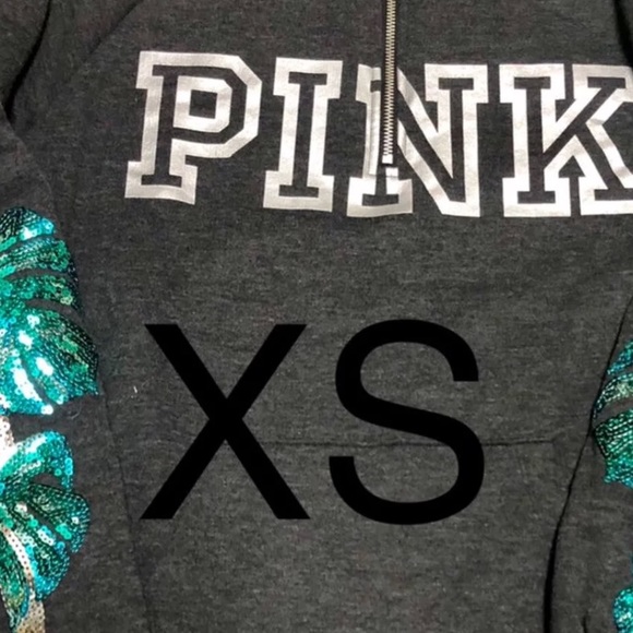 PINK. NWT Palm Sweatshirt - Picture 4 of 4